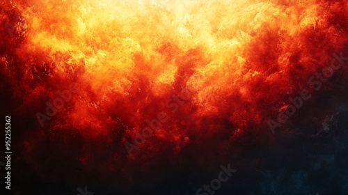 Abstract background with fiery color gradient, suitable for autumn and Halloween themes. Can be used for posters, banners, or desktop wallpaper.