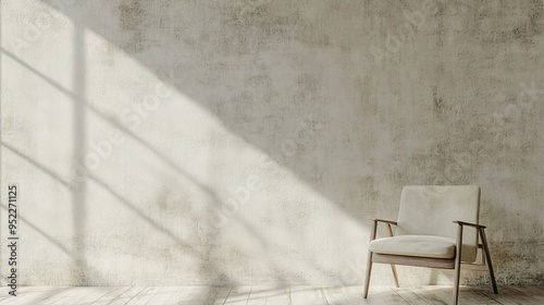 Subtle, textured wallpaper in soft, neutral tones, perfect for adding depth and interest to a minimalistic interior.