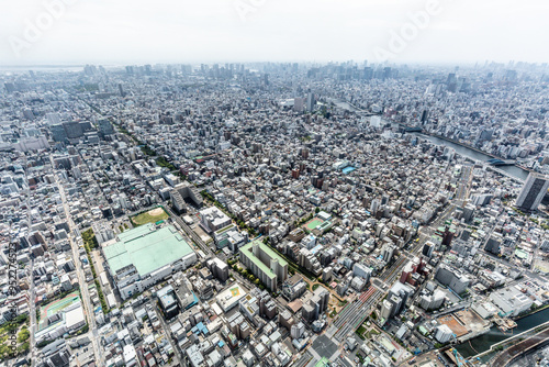 Tokyo Aerial View in Japan