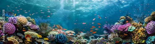Vibrant Coral Reef Teeming ...