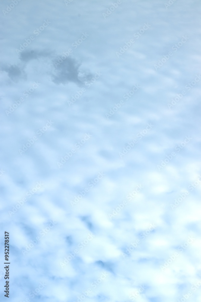 Clear blue sky. Light cloud ripples. Clear blue sky. Light cloud ripples.