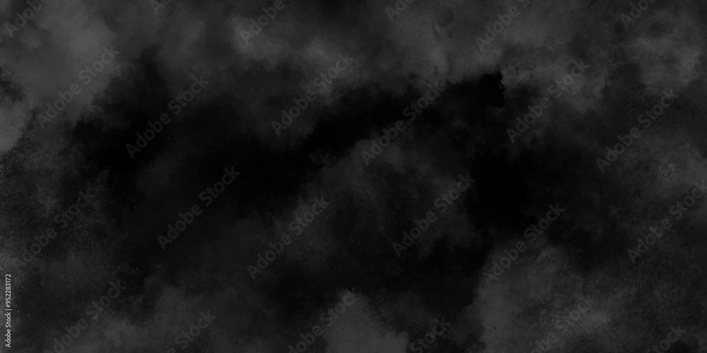 Fog Gray Color Example Gray smoke or fog color isolated on transparent dark background. Modern ...