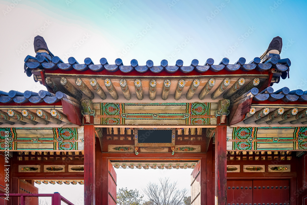 The main hall of Changgyeonggung Palace in Seoul, South Korea, is Myeongjeongjeon
The main hall of Changgyeonggung Palace in Seoul, South Korea, is Myeongjeongjeon