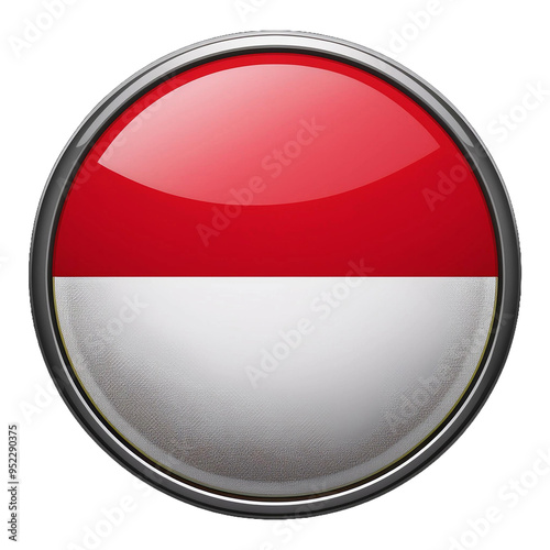 Round icon of the Indonesian flag Free Download Round icon of the Indonesian flag - GFXLoad