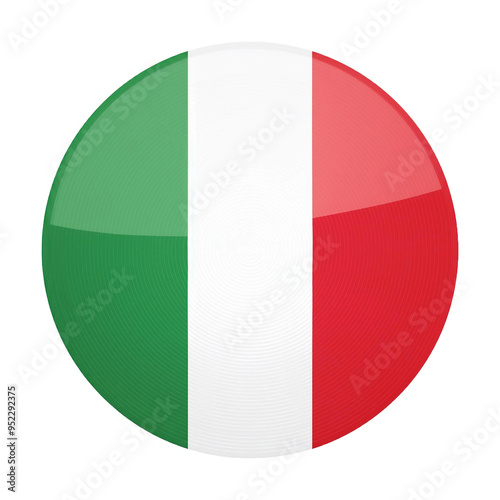 Round icon of the Italian flag Free Download Round icon of the Italian flag - GFXLoad