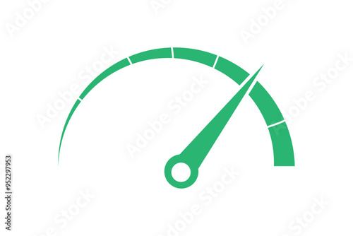 Dashboard speedometer icons set. Tachometer icon isolated. Performance indicator sign. Car speed. Fast internet speed sign. Stock flat vector elements