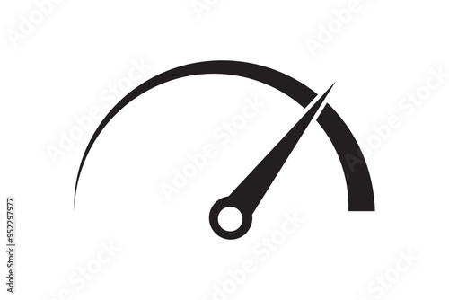 Dashboard speedometer icons set. Tachometer icon isolated. Performance indicator sign. Car speed. Fast internet speed sign. Stock flat vector elements