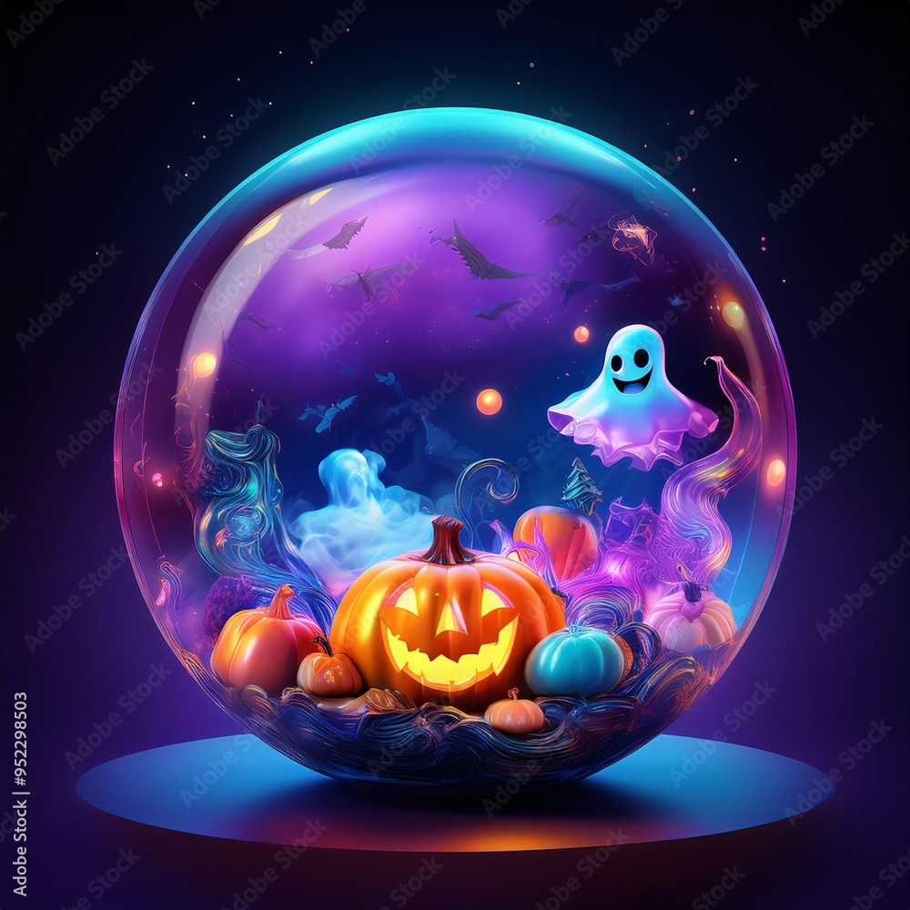 Halloween Background 3D Realistic Halloween Background 3D Realistic