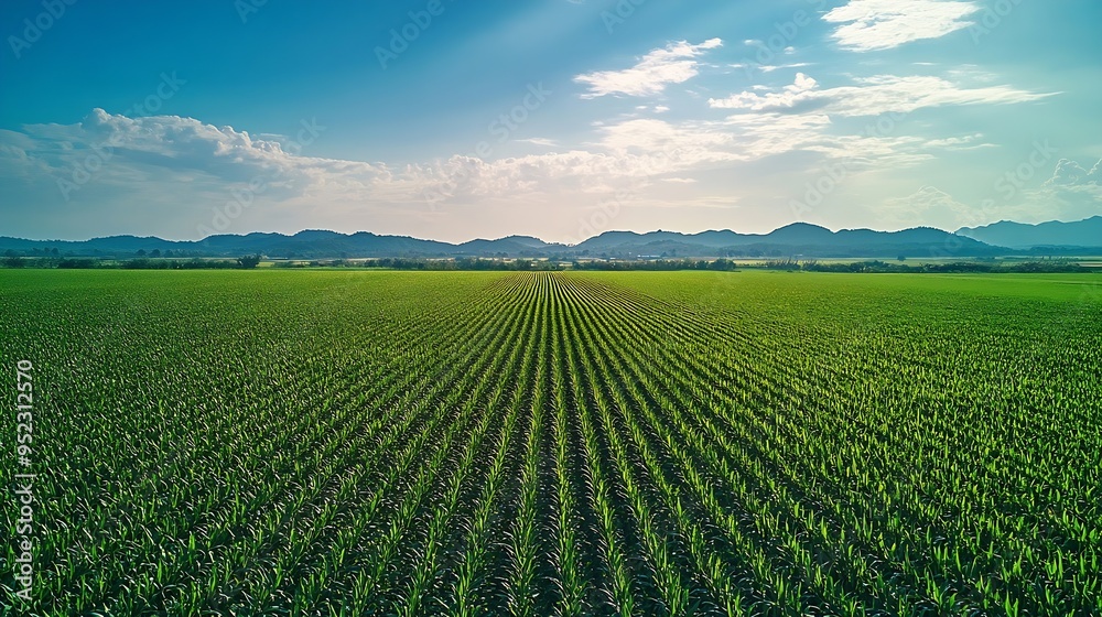 Sugar Cane farm Sugar cane fields view from the sky Drone photo of cane sugar Sugarcane field in blue sky and white cloud Aerial view or top view of Sugarcane or agriculture : Generative AI Sugar Cane farm Sugar cane fields view from the sky Drone photo of cane sugar Sugarcane field in blue sky and white cloud Aerial view or top view of Sugarcane or agriculture : Generative AI