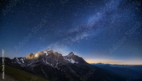 Stars and mountains