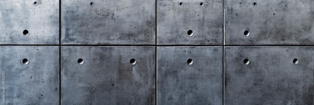 Fototapeta premium A large, empty room with white walls and a grey floor. The room is bare and empty, with no furniture or decorations. The walls are made of concrete blocks, giving the room a stark, industrial look