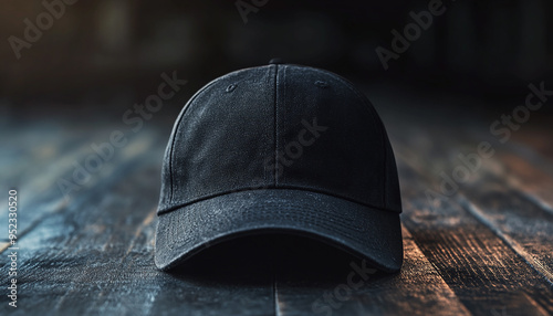 blank sport cap mockup with attractive background generated by AI photo