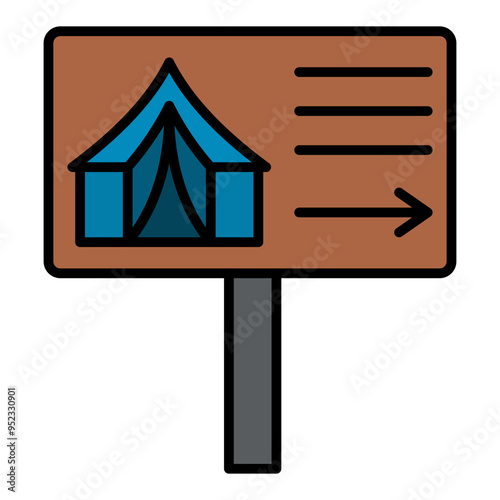 Camping zone Icon