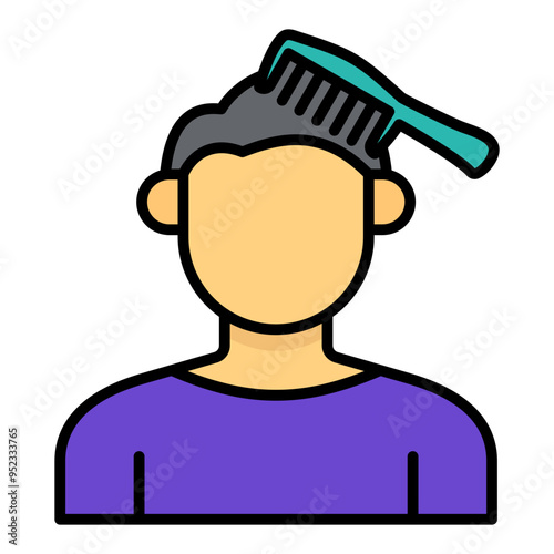 Combing Icon