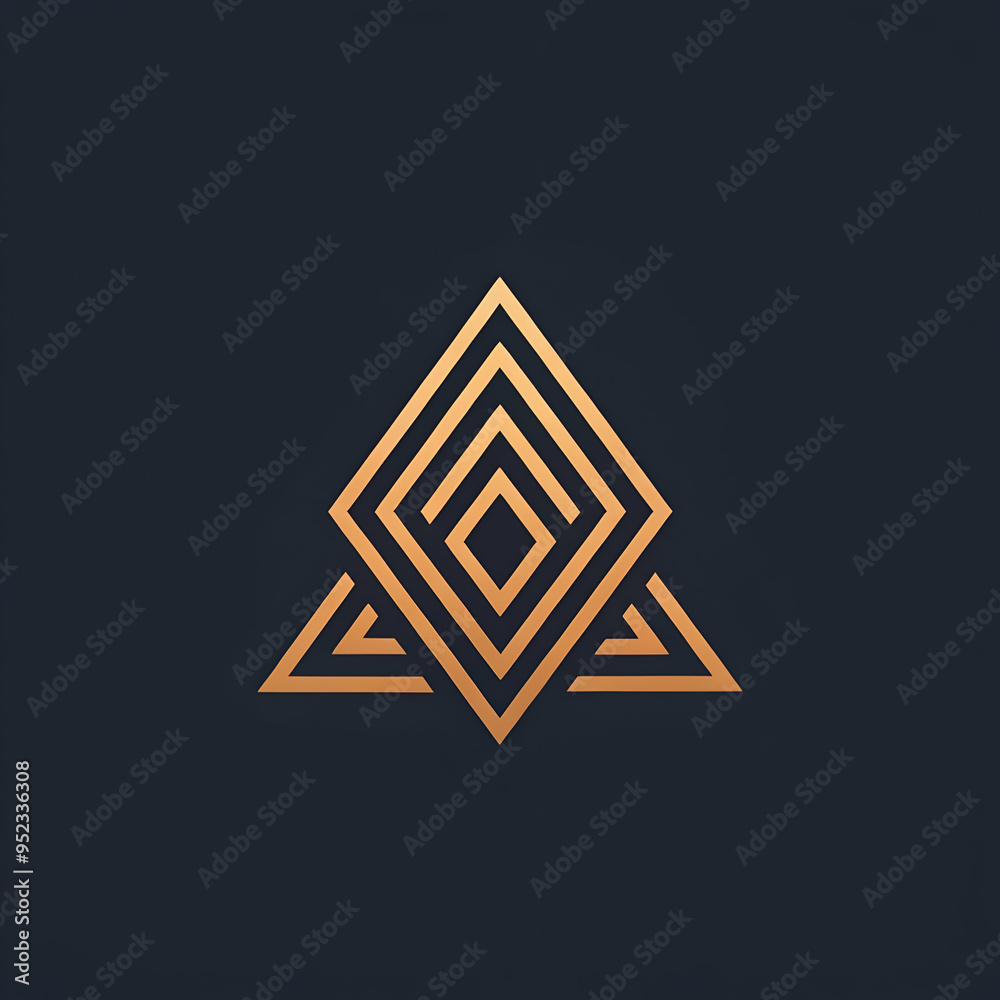Modern luxury company logo design linear style Modern luxury company logo design linear style