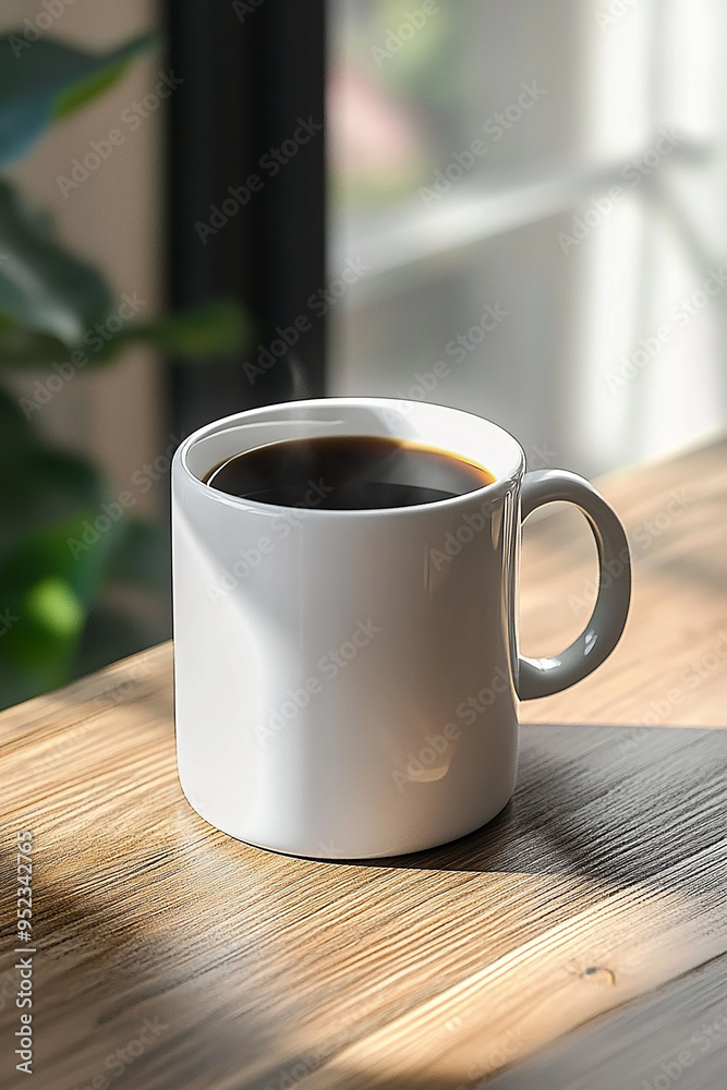 coffee mug mockup with attractive background generated by AI coffee mug mockup with attractive background generated by AI