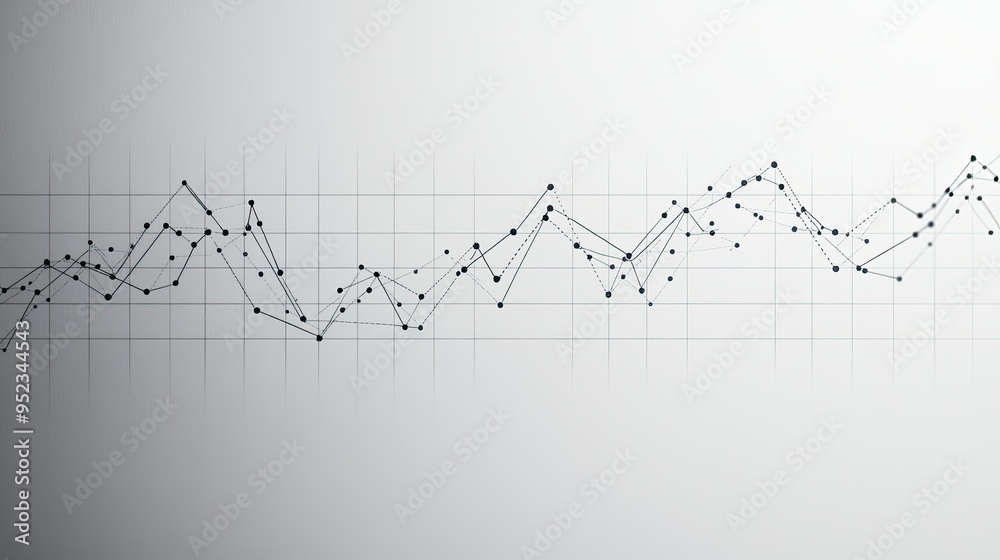 A minimalist financial line graph with subtle grid lines, showing a steady upward trend in business performance. A minimalist financial line graph with subtle grid lines, showing a steady upward trend in business performance.
