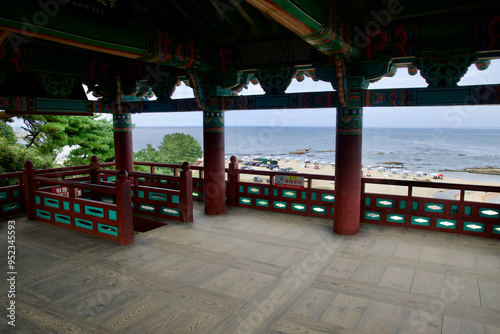 Wallpaper Mural Beach View from Inside Cheonggan Pavilion Torontodigital.ca