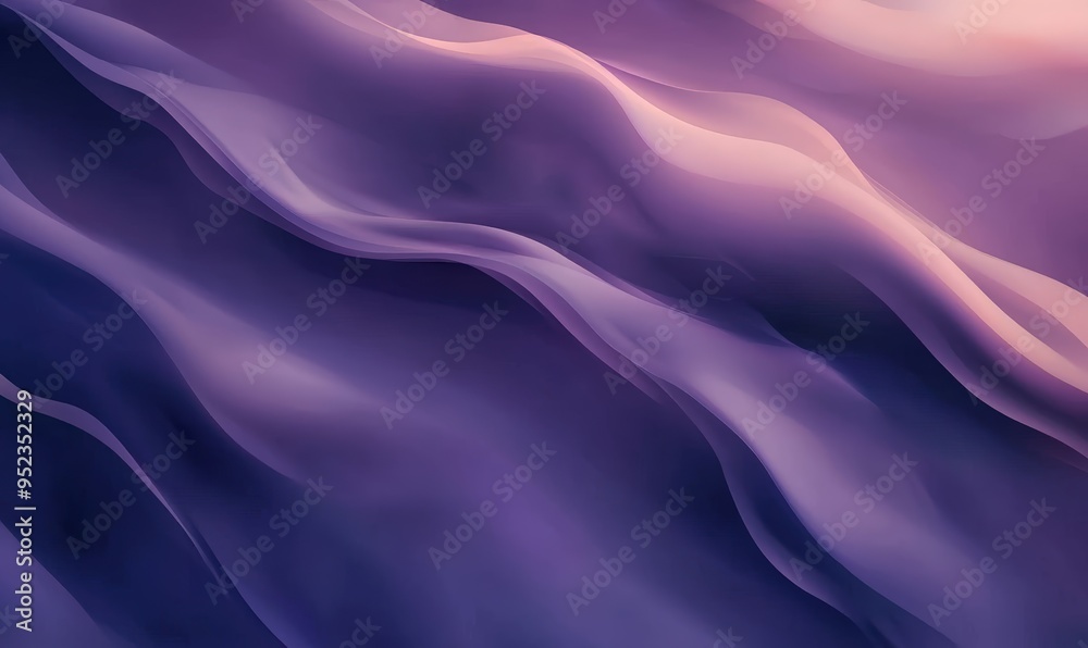 Obraz premium Abstract purple waves