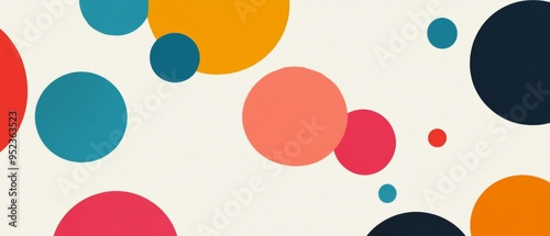 A colorful background with many different colored circles