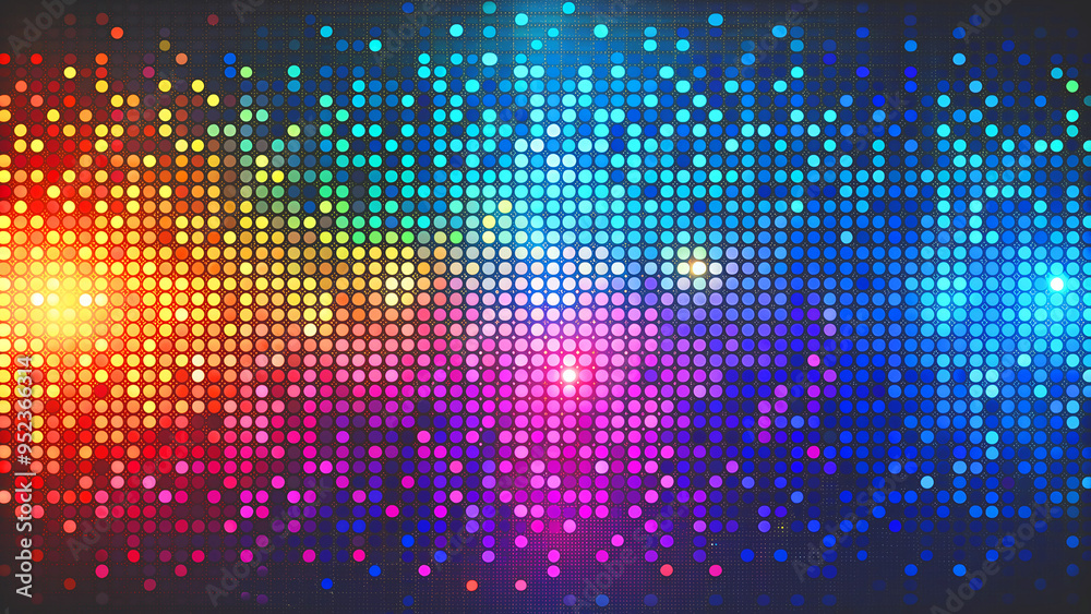 Dot Abstract Pixel Modern Edge Background