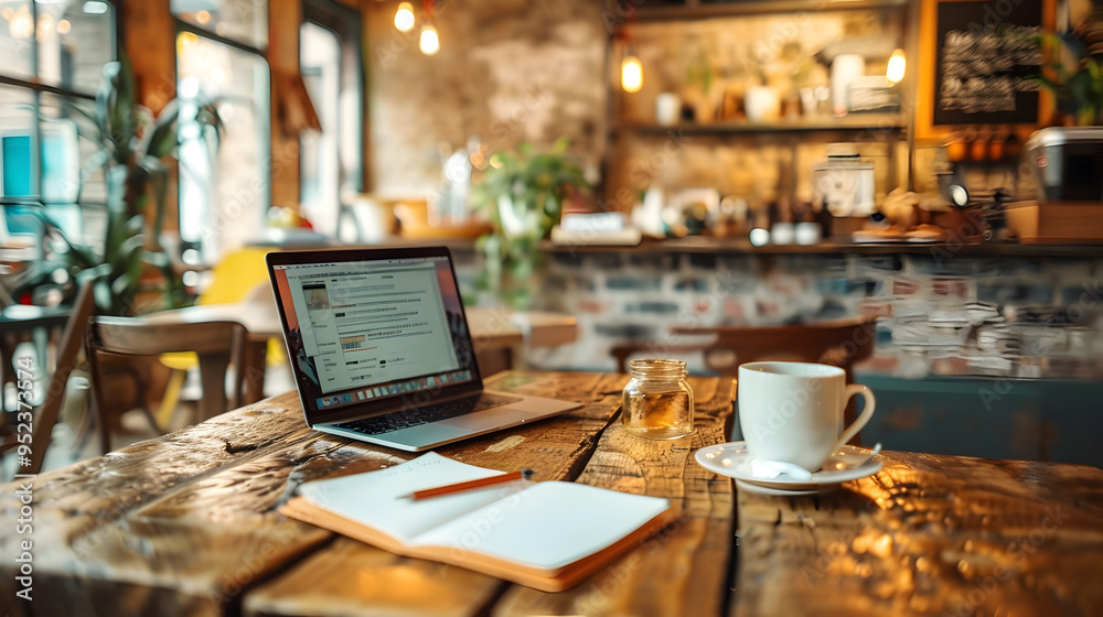 Remote Worker Finds and Creative Workspace at Rustic Caf Remote Worker Finds and Creative Workspace at Rustic Caf