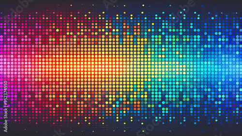 Dot Abstract Pixel Modern Edge Background