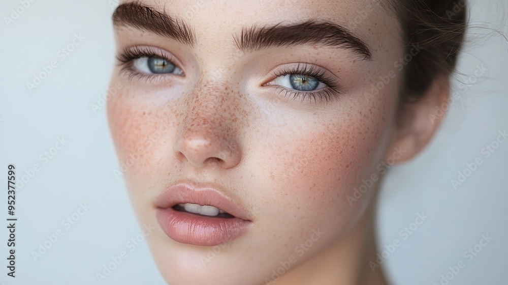 Clean look showcasing minimal makeup and effortless style Clean look showcasing minimal makeup and effortless style
