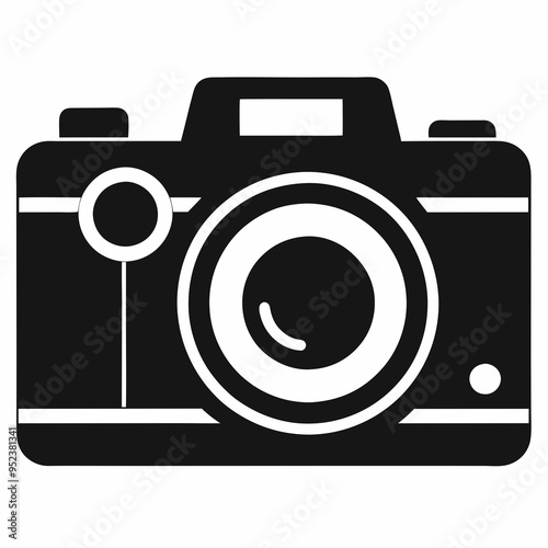 photo camera icon, icon vector