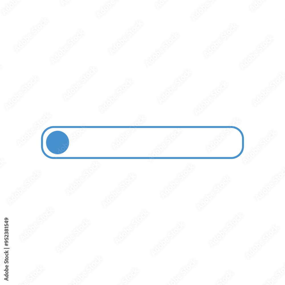 Loading Bar Glyph Icon Loading Bar Glyph Icon