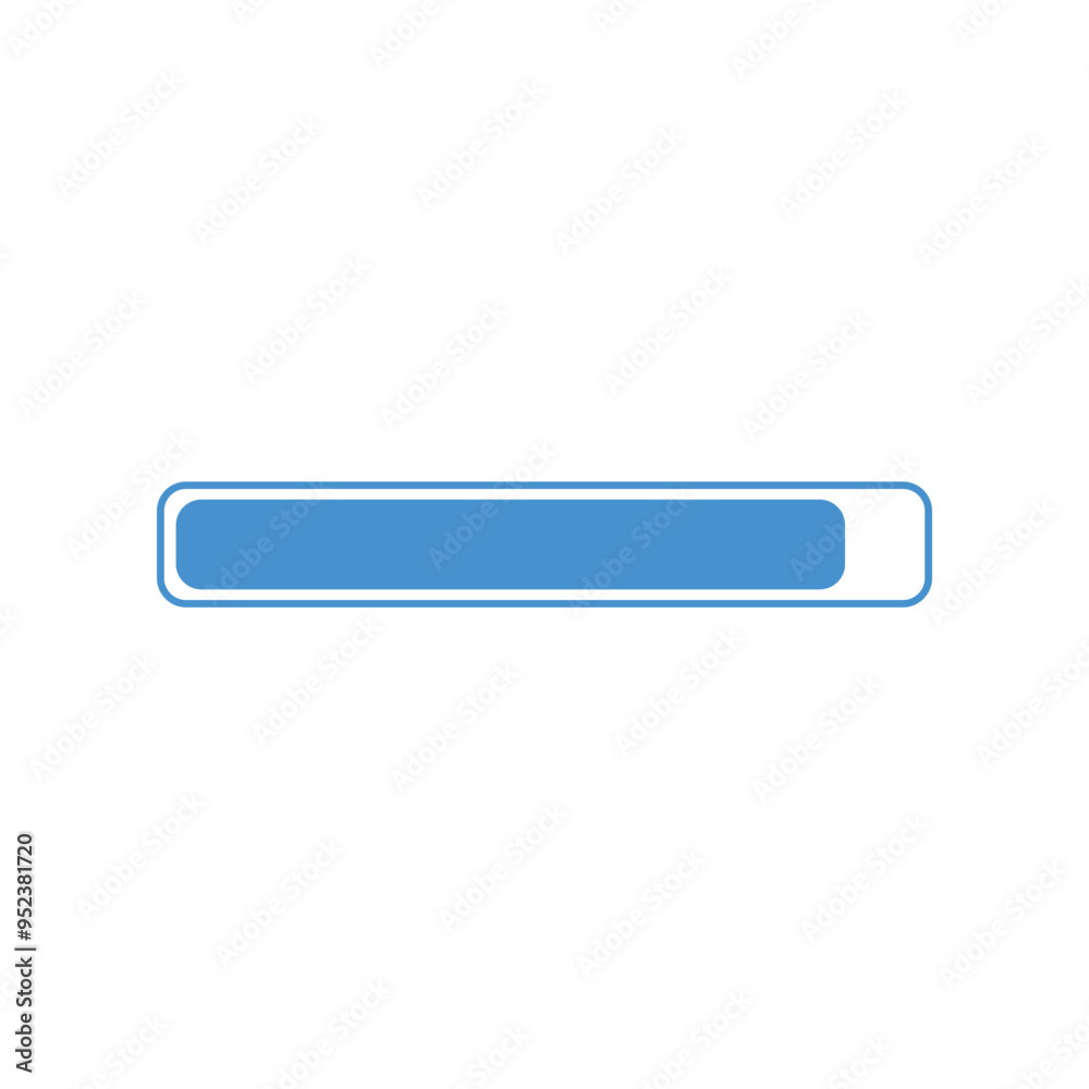 Loading Bar Glyph Icon Loading Bar Glyph Icon