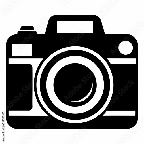 photo camera icon, icon vector