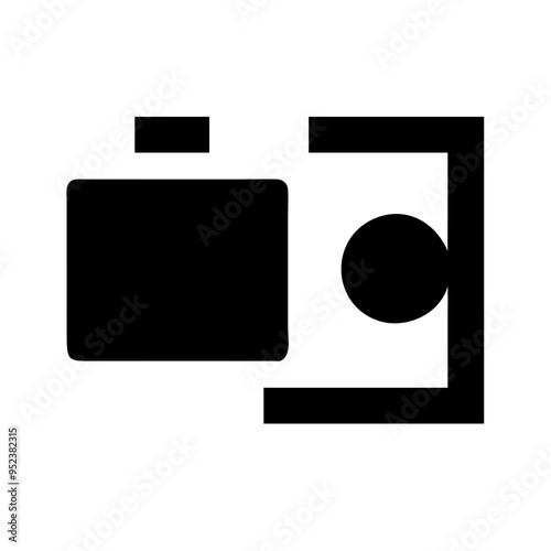 photo camera icon, icon vector