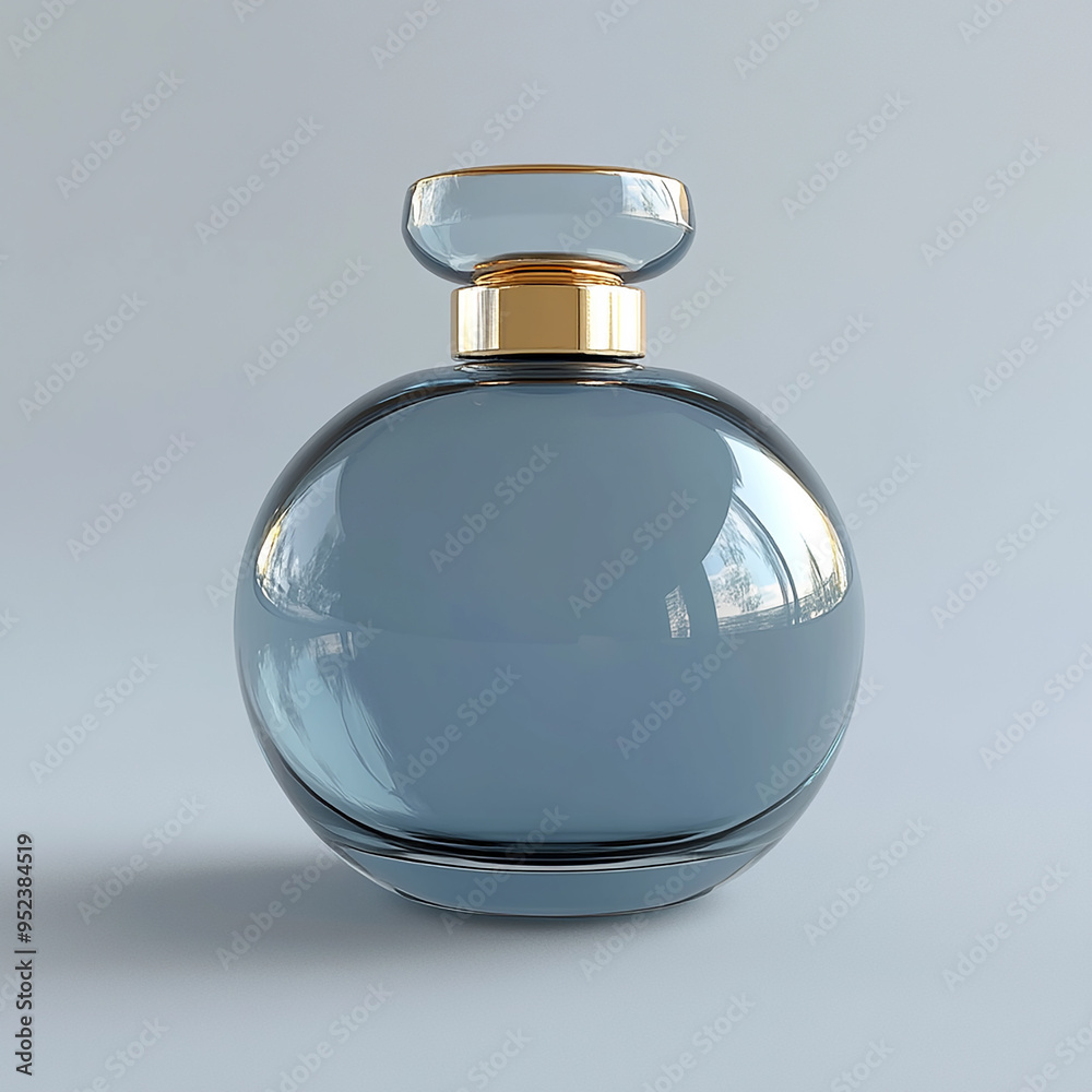 perfume glass bottle mockup with isolated background generated by AI perfume glass bottle mockup with isolated background generated by AI