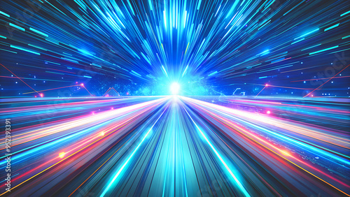 Light Speed Motion Technology Background