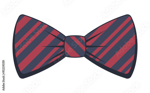 Multicolor Bow Tie Illustration