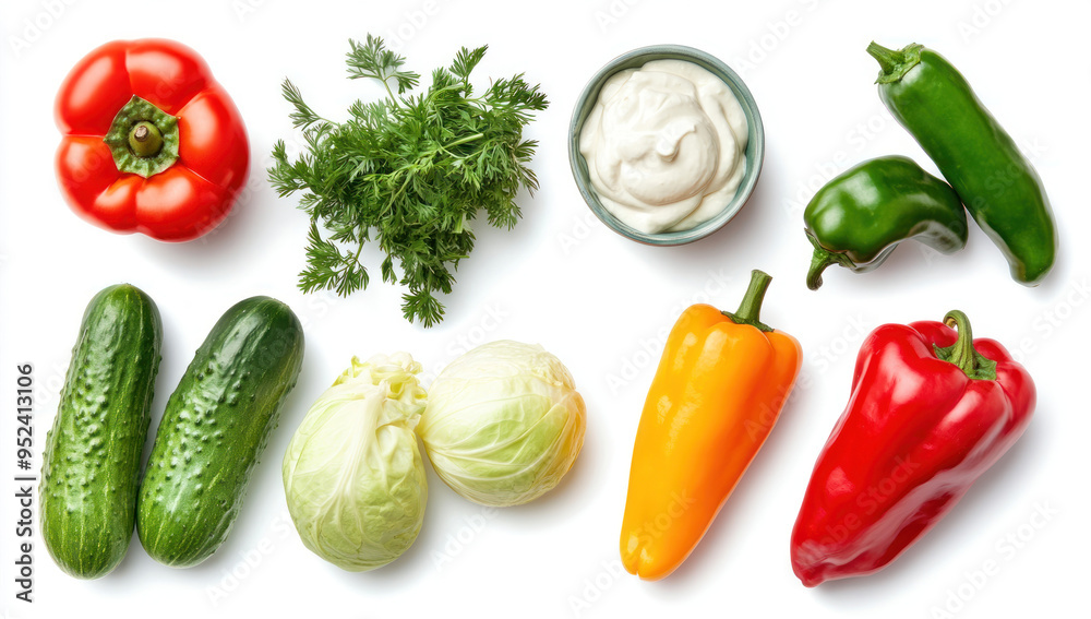 vegetables isolated on white vegetables isolated on white