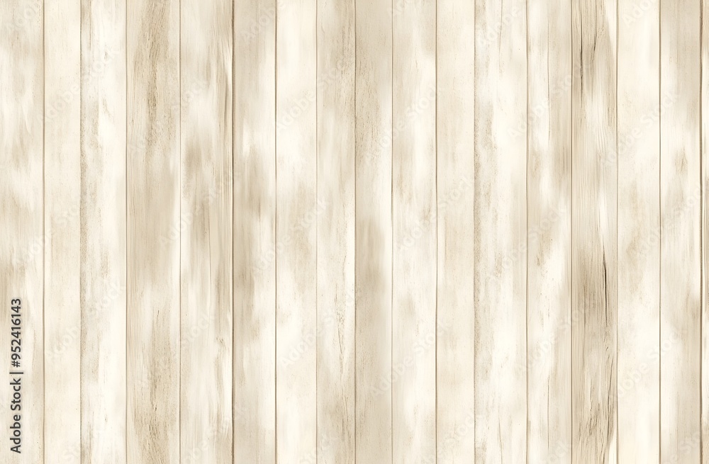 Fototapeta premium Light Beige Wood Grain Texture Seamless Background for Photo or