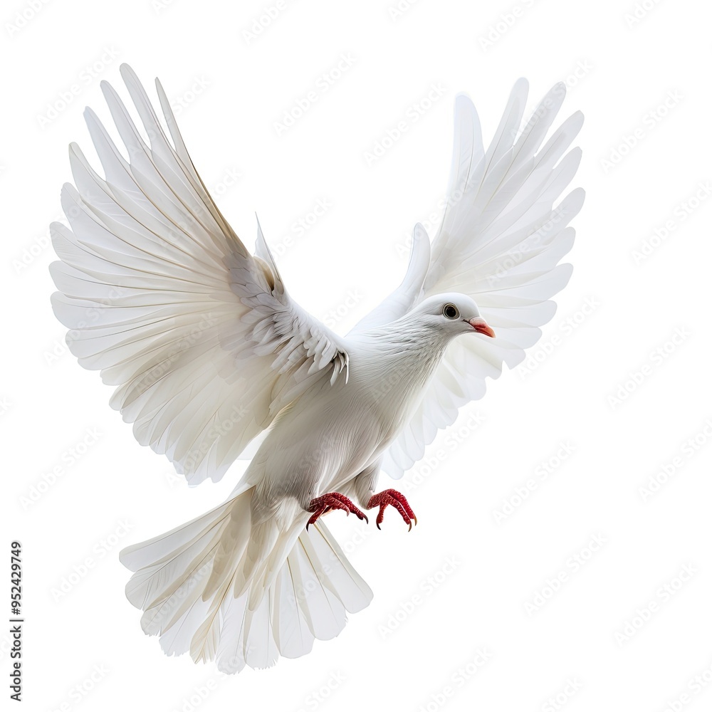 dove isolated on white background dove isolated on white background