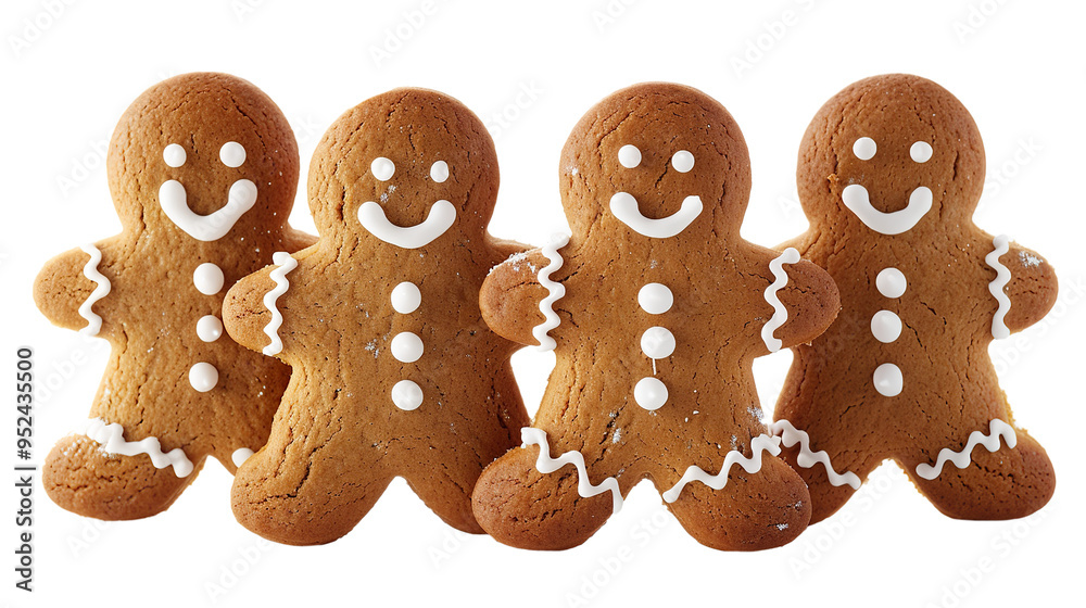Gingerbread isolated on transparent background, PNG Gingerbread isolated on transparent background, PNG