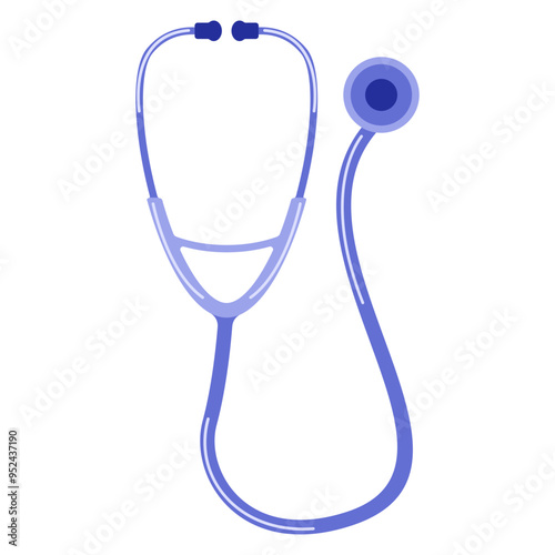 Stethoscope Icon perfect for designs with healthcare, medical, and first aid themes