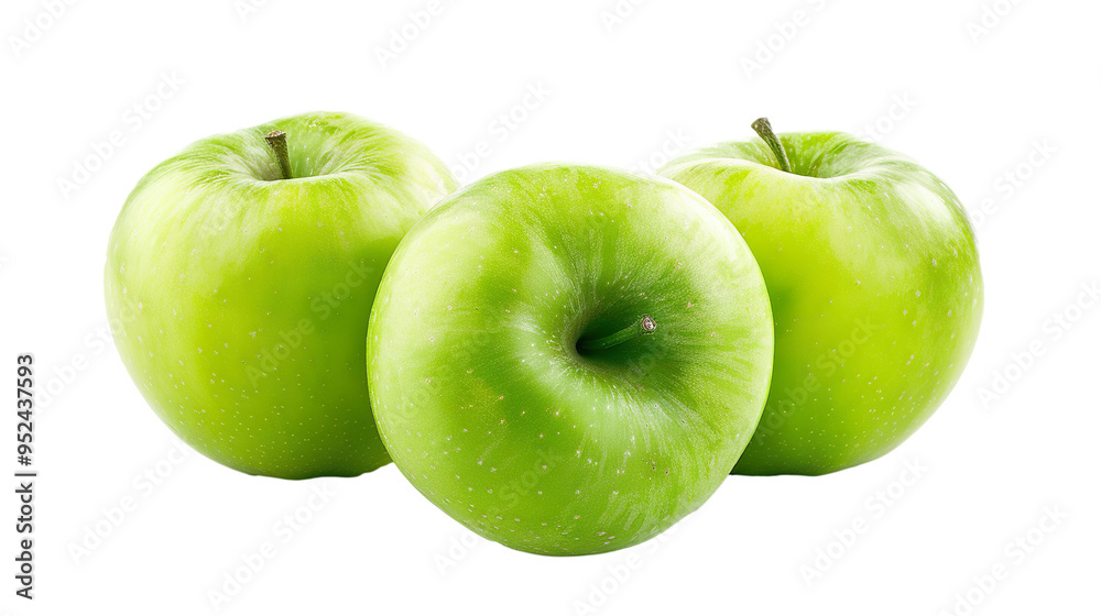 Green apple isolated on transparent background, PNG Green apple isolated on transparent background, PNG