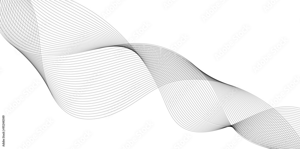 Modern geometric abstract line vector background with curved lines, Abstract dynamic black color lines, waves. technology line stripe isolated science digital flowing black line, Modern black lines. Modern geometric abstract line vector background with curved lines, Abstract dynamic black color lines, waves. technology line stripe isolated science digital flowing black line, Modern black lines.