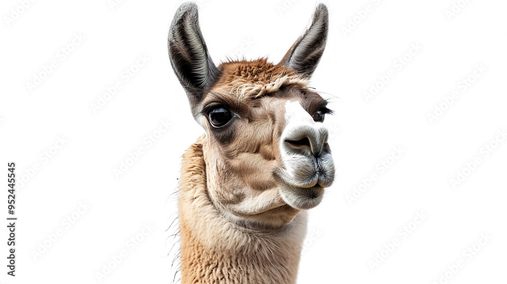 Obraz premium llama isolated on transparent background, PNG