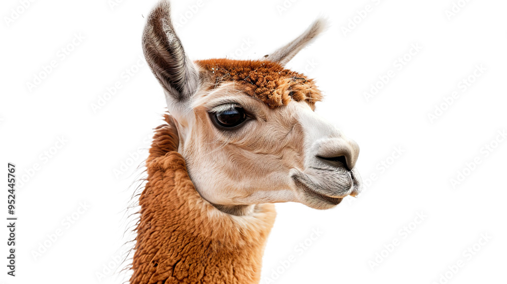 Obraz premium llama isolated on transparent background, PNG