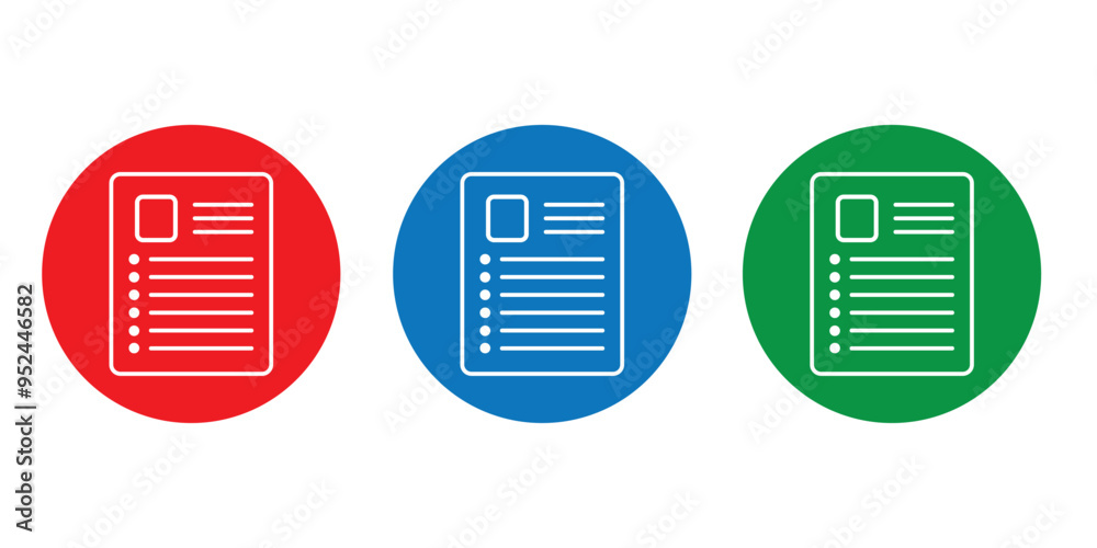 Document icon, vector. Two-tone version on transparent background Document icon, vector. Two-tone version on transparent background
