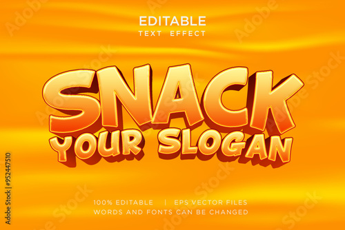 food editable text effect