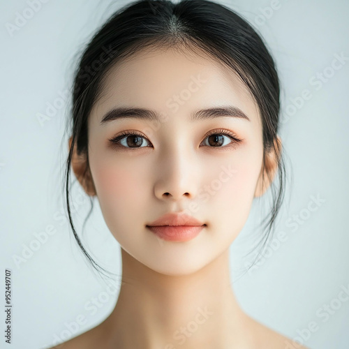 Close up portrait of a woman