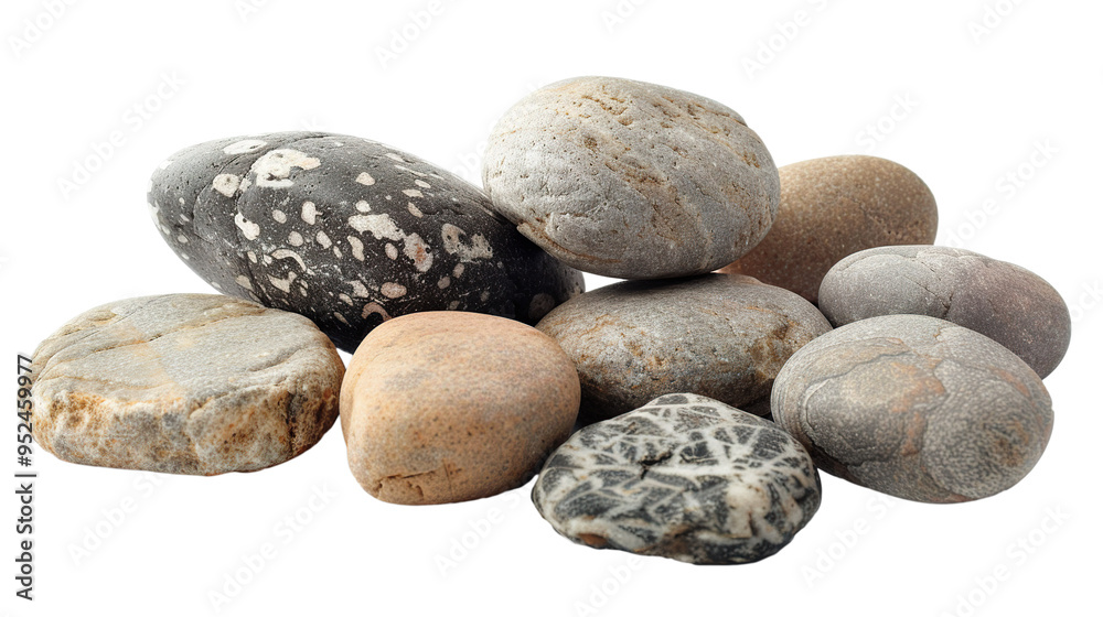Stones isolated on transparent background, PNG Stones isolated on transparent background, PNG