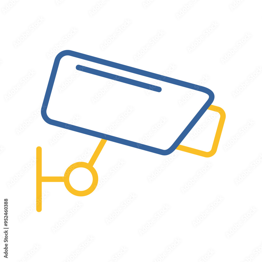 Cctv camera vector icon on white background Cctv camera vector icon on white background